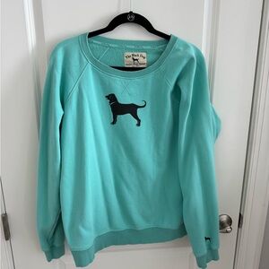 The Black Dog Teal Pullover